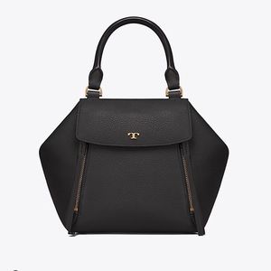 Tory Burch Half Moon Satchel Handbag